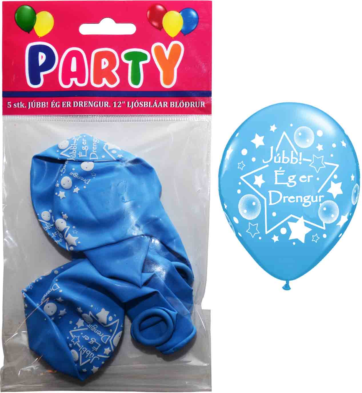 PARTÝ BLÖÐRUR vörunr. 70549-00